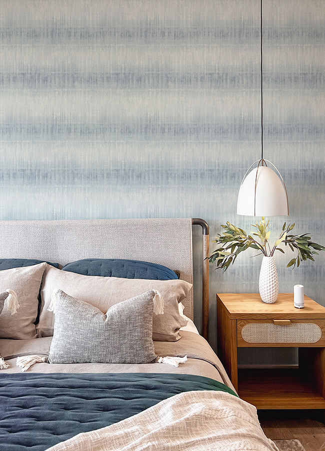 ARW4241 - Sanctuary Blue Peel and Stick Wallpaper - by InHome