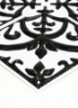 Picture of Black & White Mason Peel & Stick Embossed Tile Backsplash 