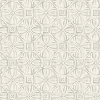 Picture of Sandee Grey Medallion Wallpaper