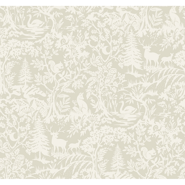 Picture of Alrick Taupe Forest Venture Wallpaper