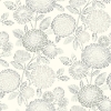 Picture of Zalipie Grey Floral Trail Wallpaper