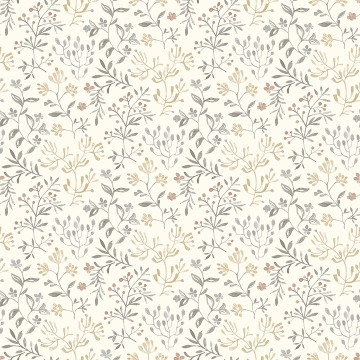 Picture of Tarragon Grey Dainty Meadow Wallpaper