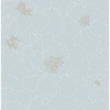 Picture of Gardena Sky Blue Embroidered Floral Wallpaper