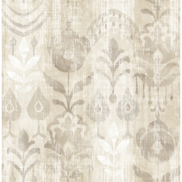 Picture of Pavord Neutral Floral Shibori Wallpaper