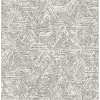 Picture of Retreat Charcoal Quilted Geometric Wallpaper