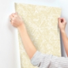 Picture of Retreat Yellow Quilted Geometric Wallpaper