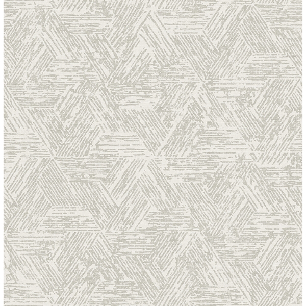 Picture of Retreat Grey Quilted Geometric Wallpaper