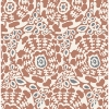 Picture of Divine Rust Abstract Medallion Wallpaper