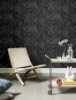 Picture of Grandin Black Marbled Wallpaper