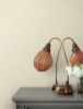 Picture of Halliday Taupe Faux Linen Wallpaper