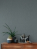 Picture of Hatton Blue Faux Tweed Wallpaper