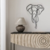Picture of Asha Elephant 20-in Metal Wall Art