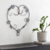 Picture of Aquilla Heart 18.5-in Metal Wall Art