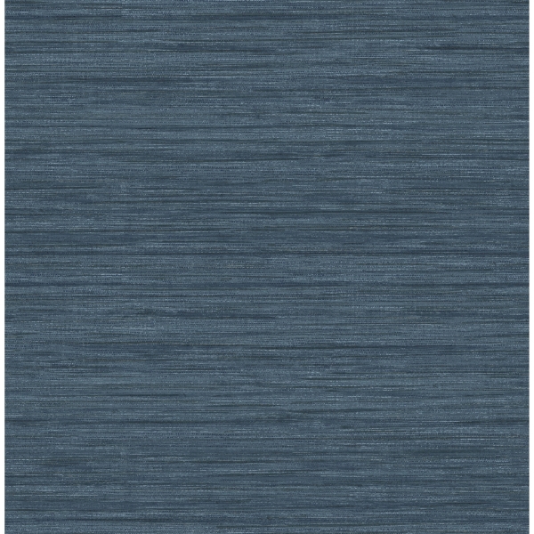 Picture of Barnaby Indigo Faux Grasscloth Wallpaper