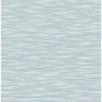 Picture of Benson Light Blue Faux Fabric Wallpaper