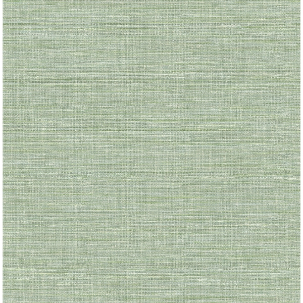Picture of Exhale Light Green Faux Grasscloth Wallpaper