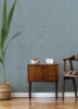 Picture of Exhale Sky Blue Faux Grasscloth Wallpaper