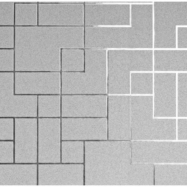 Picture of Nova Silver Geometric Wallpaper