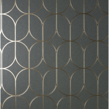 Picture of Raye Charcoal Rosco Trellis Wallpaper