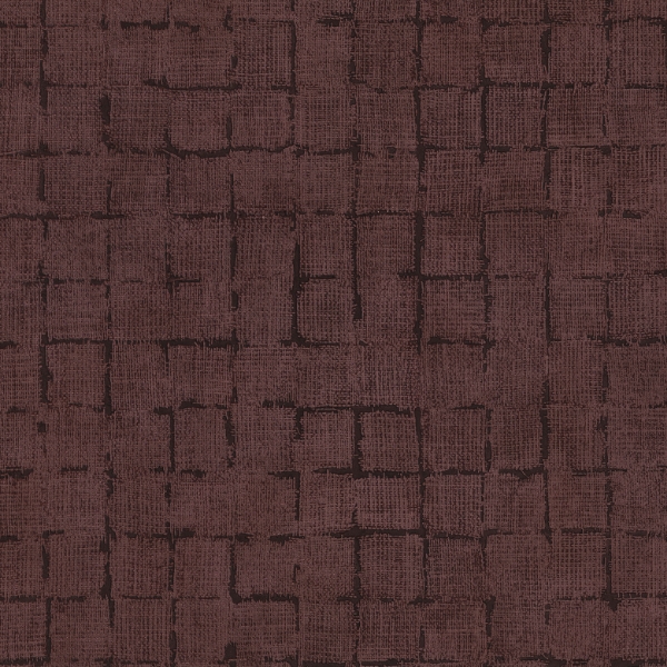 Picture of Blocks Burgundy Checkered Wallpaper