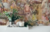 Picture of Fenmore Olive Indian Safari Wallpaper