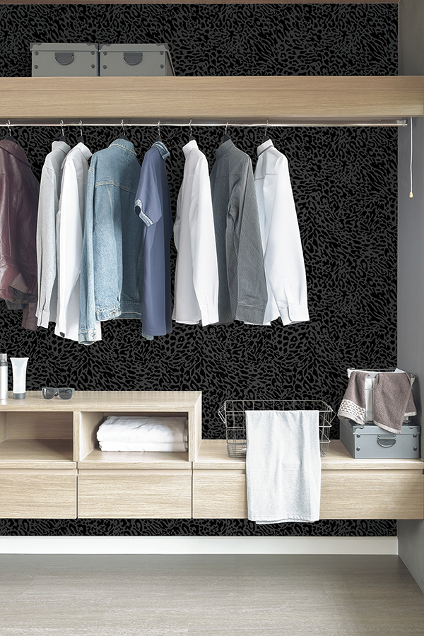 MS6134 Amur Leopard Skin Peel and Stick Wallpaper by InHome