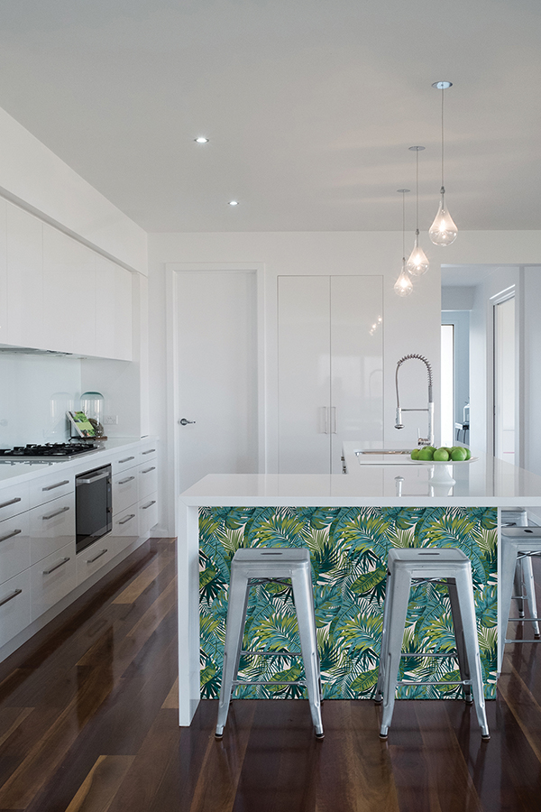 MS6135 - Bangalow Tropical Palm Peel and Stick Wallpaper - by InHome