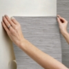 Picture of Grey Grassweave Peel and Stick Wallpaper