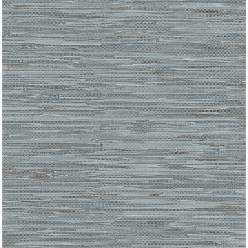 Picture of Blue Grassweave Peel and Stick Wallpaper