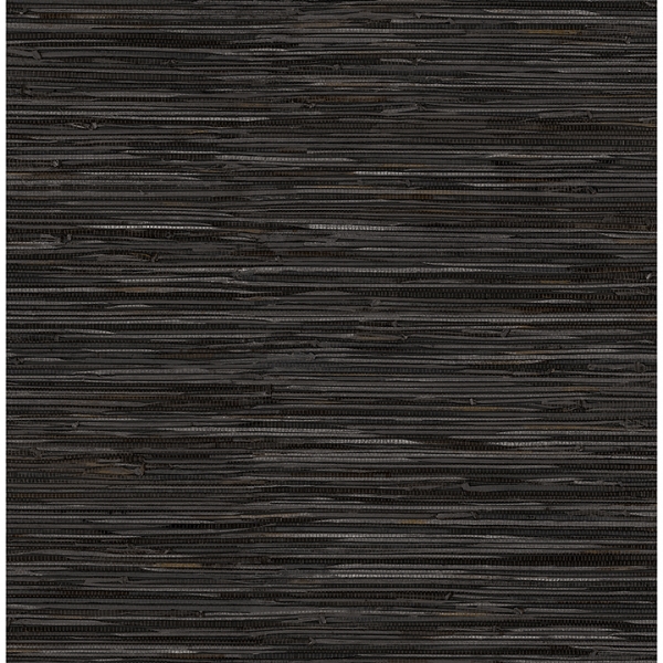 Picture of Black Grassweave Peel and Stick Wallpaper