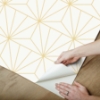 Picture of Geometric Gold Standard Geometric Peel and Stick Wallpaper