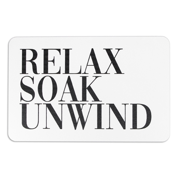 Picture of Relax Soak Unwind Non Slip Bath Mat