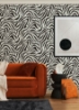 Picture of Black RuZebra Peel and Stick Wallpaper