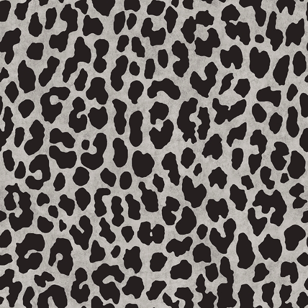 Picture of Black RuLeopard Peel and Stick Wallpaper