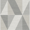 Picture of Winslow Stone Geometric Faux Grasscloth Wallpaper