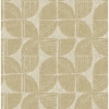 Picture of Baxter Honey Semicircle Mosaic Wallpaper