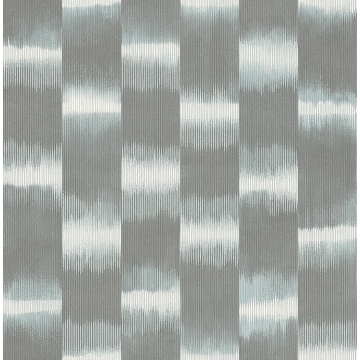 Picture of Baldwin Slate Shibori Stripe Wallpaper