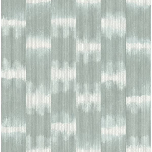 Picture of Baldwin Teal Shibori Stripe Wallpaper