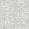 Picture of Salma Grey Medallion Wallpaper