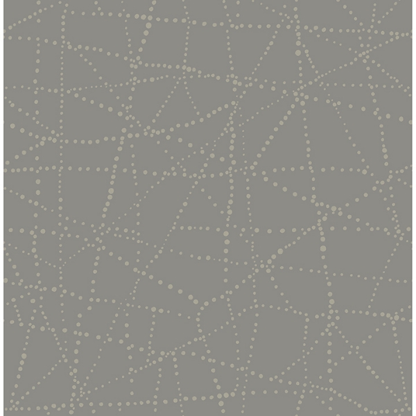 Picture of Alcott Charcoal Dotted Wallpaper