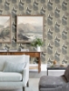 Picture of Hollace Slate Geometric Wallpaper