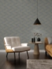 Picture of Presley Slate Tessellation Wallpaper