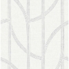 Picture of Harlow Silver Curved Contours Wallpaper