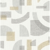Picture of Fulton Gold Shapes Wallpaper