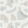 Picture of Fulton Light Blue Shapes Wallpaper