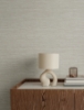 Picture of Sheehan Neutral Faux Grasscloth Wallpaper