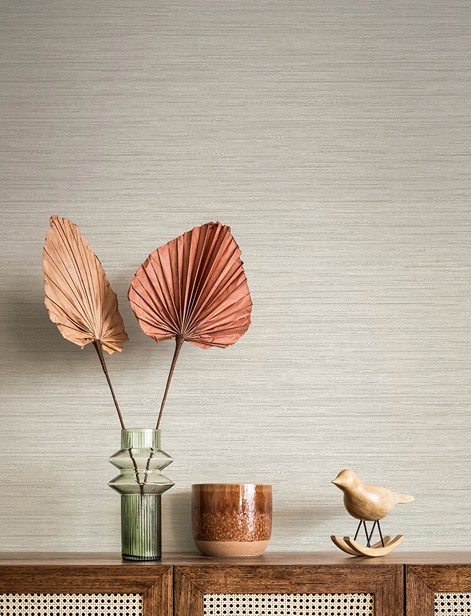 414127170 Sheehan Silver Faux Grasscloth Wallpaper by AStreet Prints