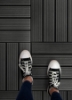 Picture of Straight Groove Dark Grey Interlocking Deck Tiles