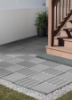 Picture of Straight Groove Light Grey Interlocking Deck Tiles