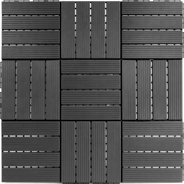 Dark Grey Decking Tiles